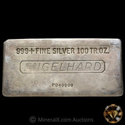 100oz Engelhard P Series Waffleback Vintage Silver Bar