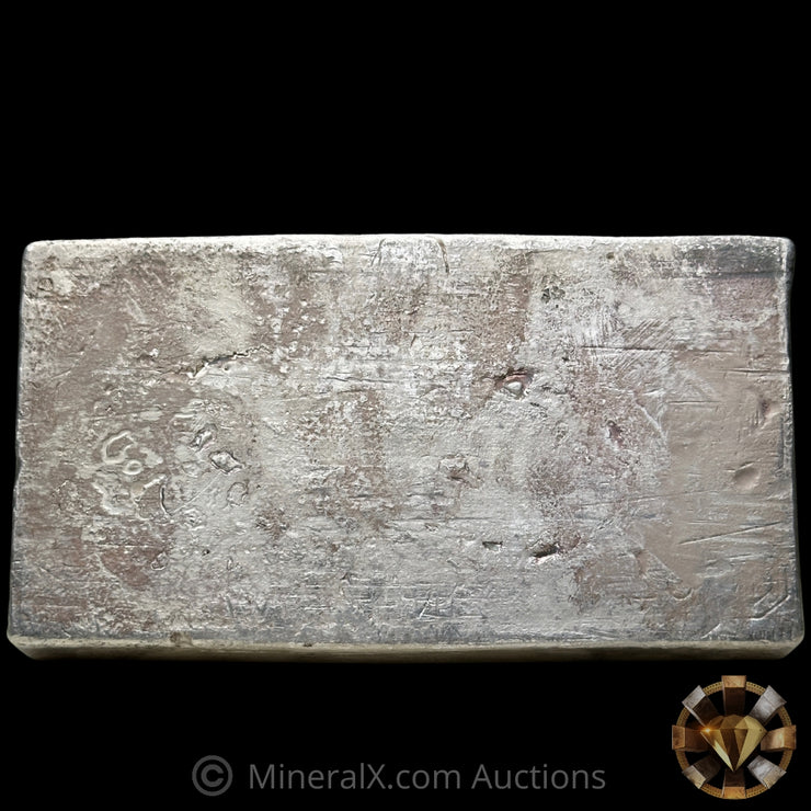 100oz Engelhard 1st Series Rare Narrow/Chubby Mold Variety Vintage Silver Bar