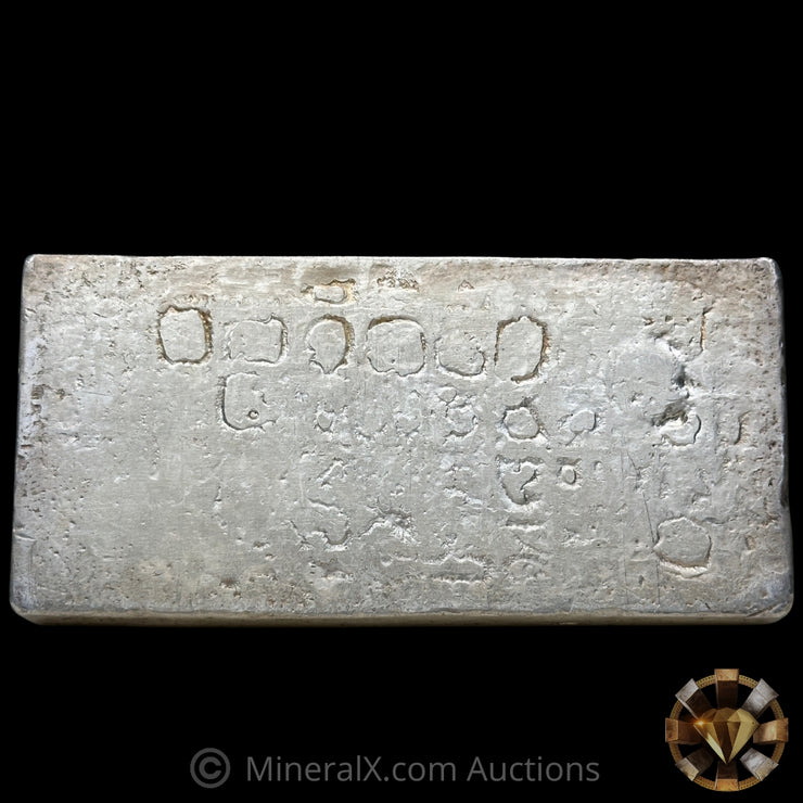 100oz Engelhard P Series "Wide 99 9 Fineness" Variety Waffleback Vintage Silver Bar