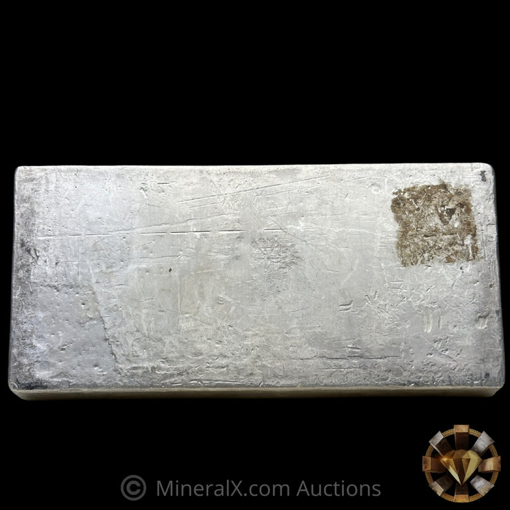 100oz Engelhard 2nd Series Bull Logo Slanted 999 Variety Vintage Silver Bar