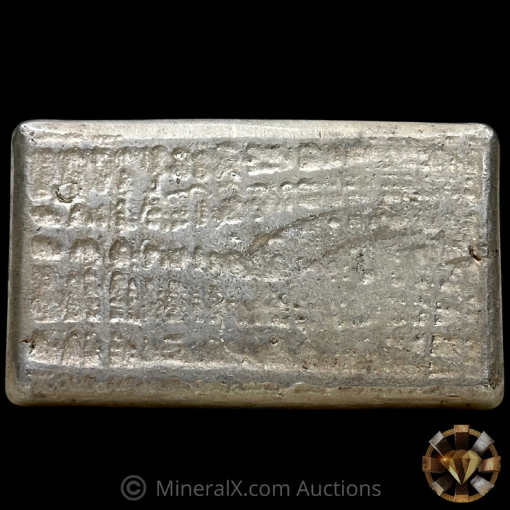 10oz Engelhard Silvertowne Rare Waffleback Variety Vintage Silver Bar