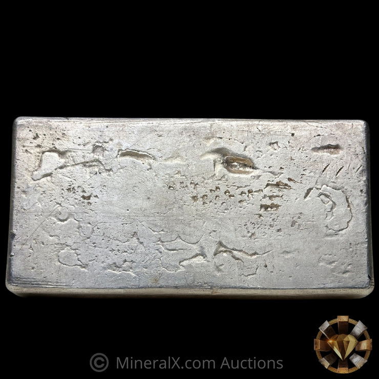 50oz Engelhard 6th Series Bull Logo Vintage Silver Bar