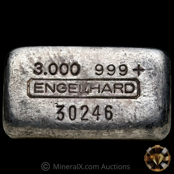 3oz Engelhard Vintage Silver Bar