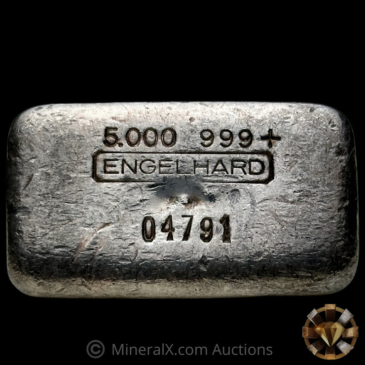 5oz Engelhard 0 Leading 4th Series Vintage Silver Bar