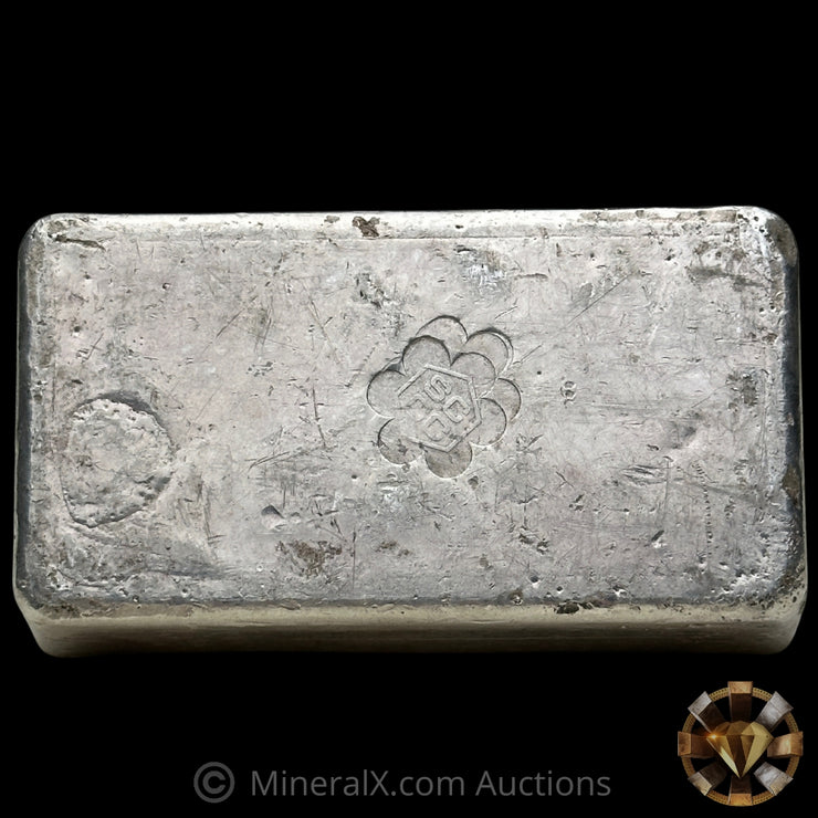 Kilo Engelhard Australia Vintage Silver Bar With Unique Front & Reverse Triple SCCC Southern Cross Coins & Commodities Counterstamp