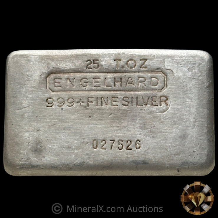 25oz Engelhard 4th Series Vintage Silver Bar