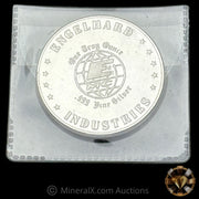 1oz Engelhard Industries Baker Service Club Service Award Bull Logo Vintage Silver Coin