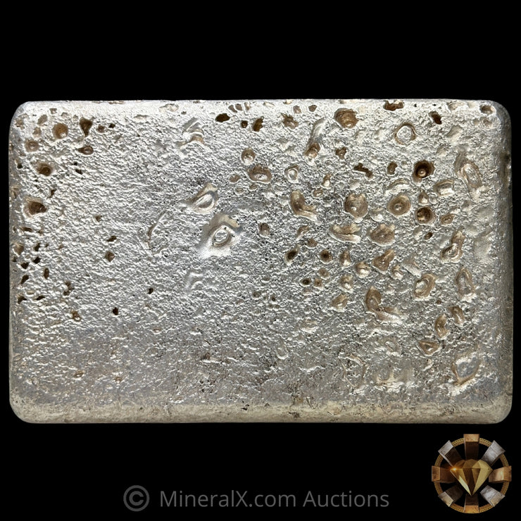 109oz The Bunker Hill Company Rare Mold Variety Vintage Silver Bar
