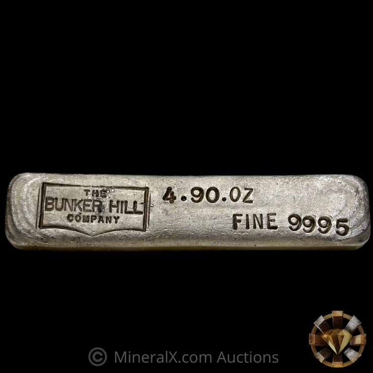4.90oz The Bunker Hill Company Vintage Silver Bar