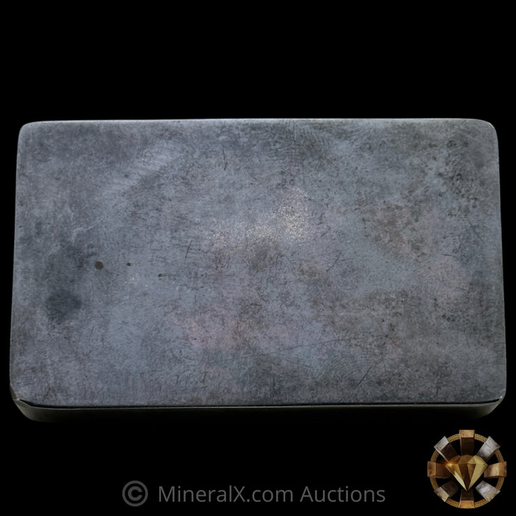 10.07oz The Washington Mint Odd Weight Rare Large Logo Vintage Silver Bar With Unique Polished Surfaces