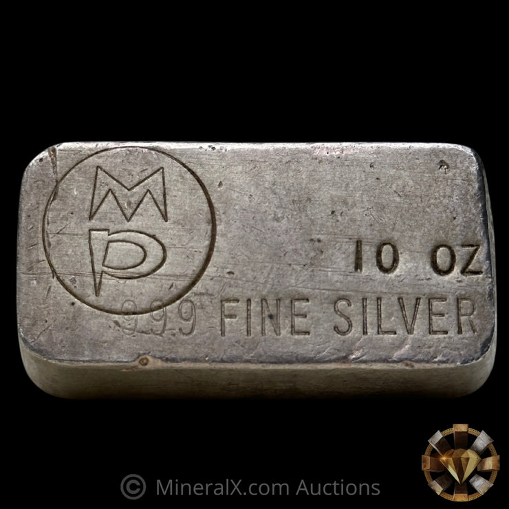 10oz MP 1st Gen Phoenix Refining Mold Vintage Silver Bar
