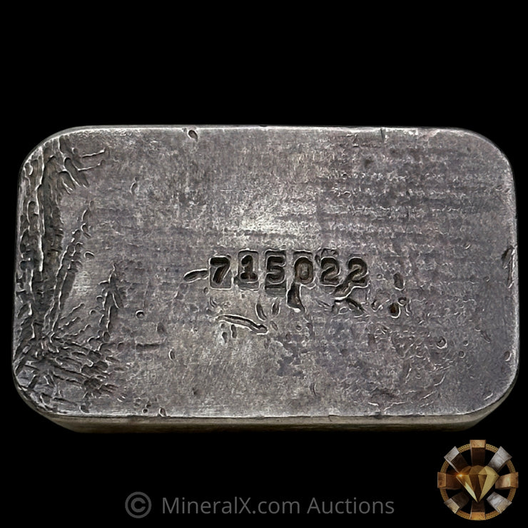 5oz Consolidated Mines & Metals Small Serial Variety Vintage Silver Bar