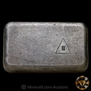 3oz W H Foster Vintage Silver Bar With Deak Triangle Reverse Counterstamp