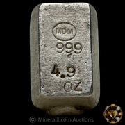 4.9oz MDM Vintage Silver Bar