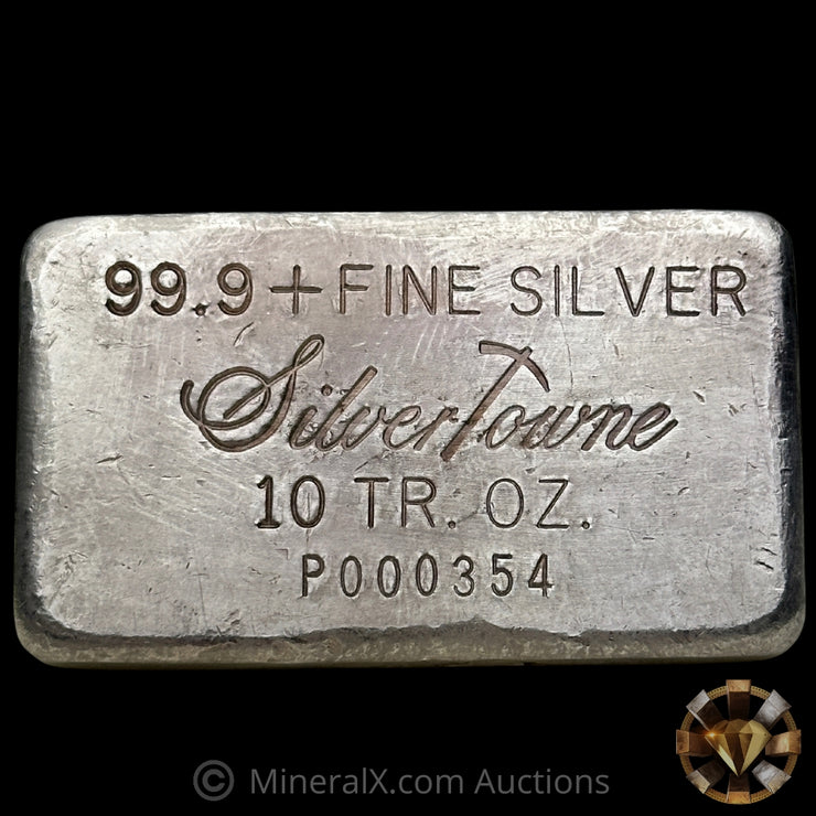 10oz Engelhard Silvertowne Vintage Silver Bar