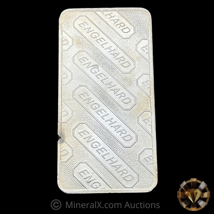 10oz Engelhard E Logo Vintage Silver Bar
