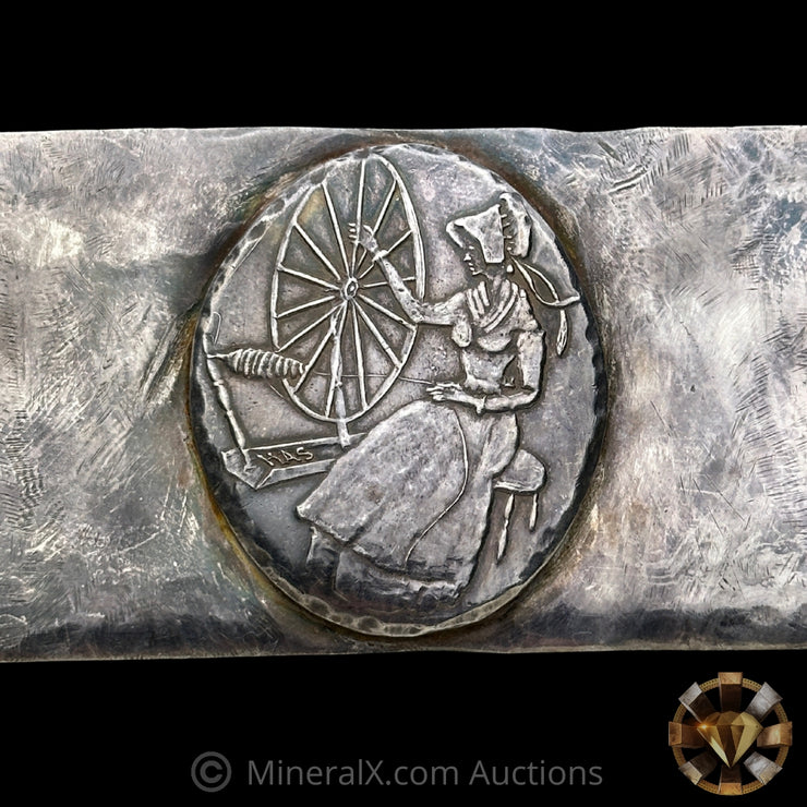 2.54oz H Alvin Sharpe HAS Vintage Silver Bar