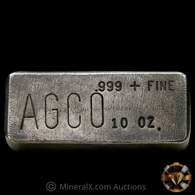 10oz AGCO Vintage Silver Bar