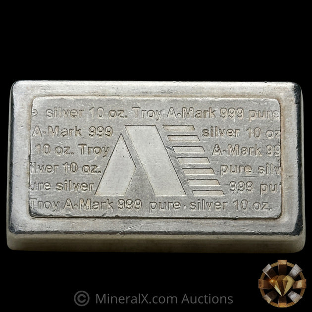 10oz AMARK Vintage Silver Bar – MineralX