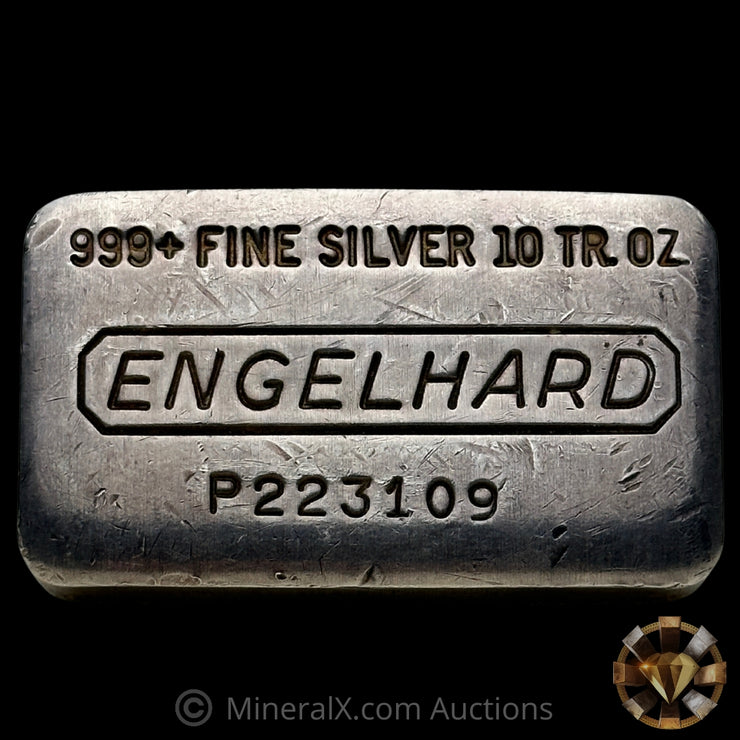 10oz Engelhard P Loaf Vintage Silver Bar