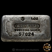 5oz Engelhard 7th Series Vintage Silver Bar
