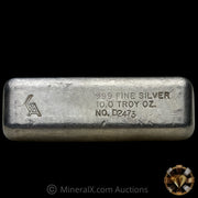 10oz GA Golden Analytical Vintage Silver Bar