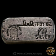 5oz Phoenix Precious Metals Vintage Silver Bar