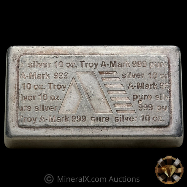 10oz AMARK Vintage Silver Bar – MineralX