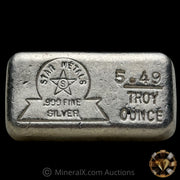 5.49oz Star Metals Vintage Silver Bar