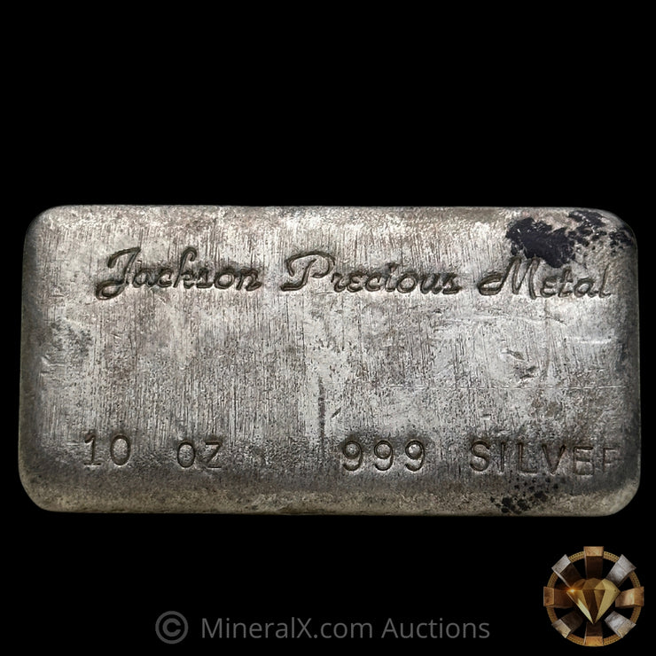 10oz Jackson Precious Metals Vintage Silver Bar