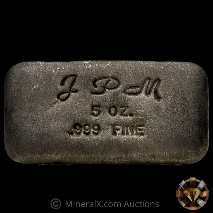 5oz JPM Vintage Silver Bar