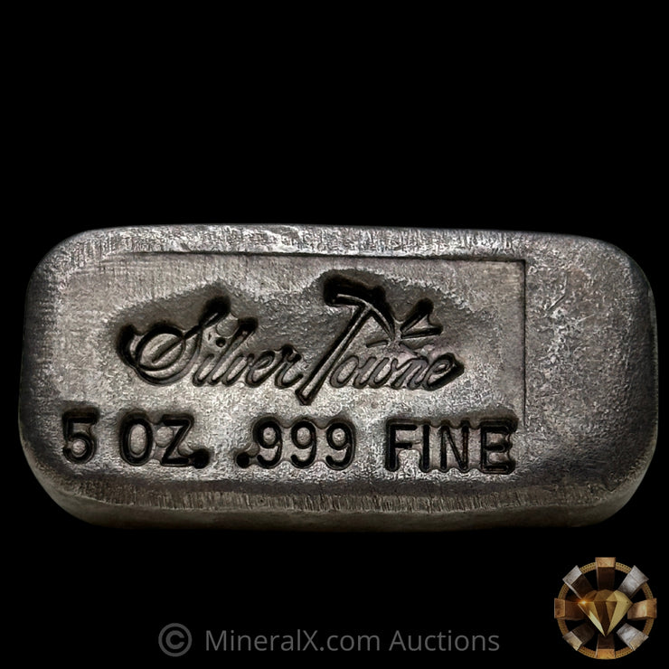 5oz Silvertowne Vintage Silver Bar