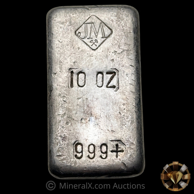 10oz JM Johnson Matthey Vintage Silver Bar