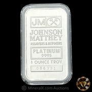 1oz JM Johnson Matthey Vintage Platinum Bar