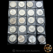x20 1oz Misc Silver Coin Lot