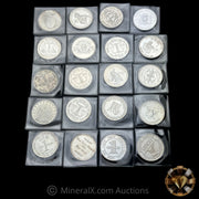 x20 1oz Misc Silver Coin Lot