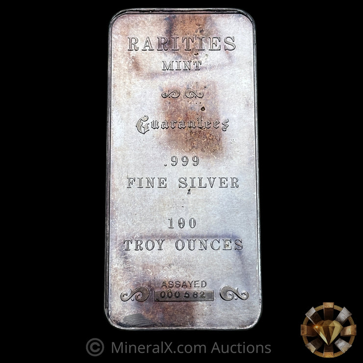 100oz Rarities Mint Vintage Silver Bar