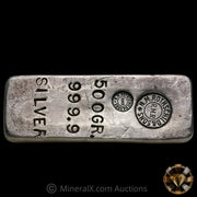 500g N.M. Rothschild & Sons RMR Vintage Silver Bar