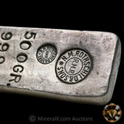 500g N.M. Rothschild & Sons RMR Vintage Silver Bar