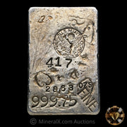 28.63oz US Mint San Francisco SF Mint Odd Weight Class Round Hallmark Vintage Silver Assay Ingot Bar