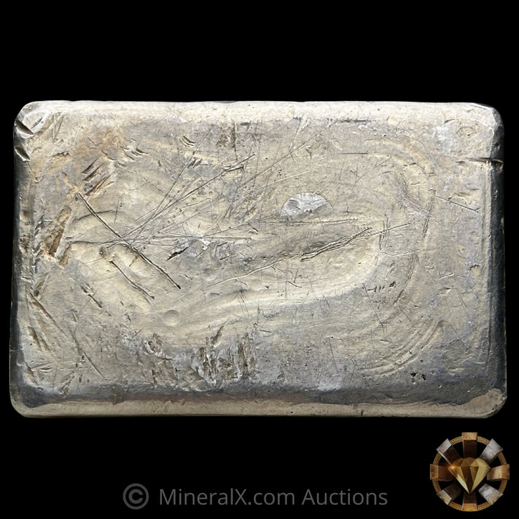 28.63oz US Mint San Francisco SF Mint Odd Weight Class Round Hallmark Vintage Silver Assay Ingot Bar