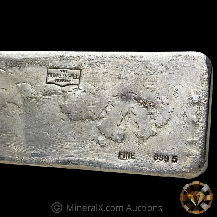 99.25oz The Bunker Hill Company Small Hallmark Variety Vintage Silver Bar