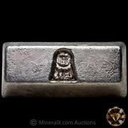 100oz 1982 Harrington Metallurgy Ltd Australia Vintage Silver Bar with Low 2 digit Serial & Unique Reverse Logo Impression