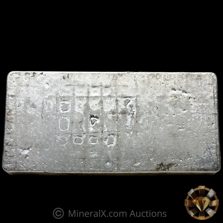 100oz Engelhard P Series 7th Series With Rare Waffleback Vintage Silver Bar