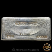 100oz Engelhard 1- Prefix Bull Logo Vintage Silver Bar