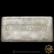 100oz Engelhard P 5th Series Vintage Silver Bar