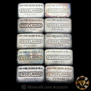 x10 10oz (100oz) Engelhard P Loaf Vintage Silver Bar Lot