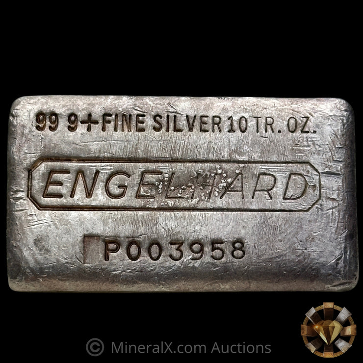 10oz Engelhard Early P Series Vintage Silver Bar