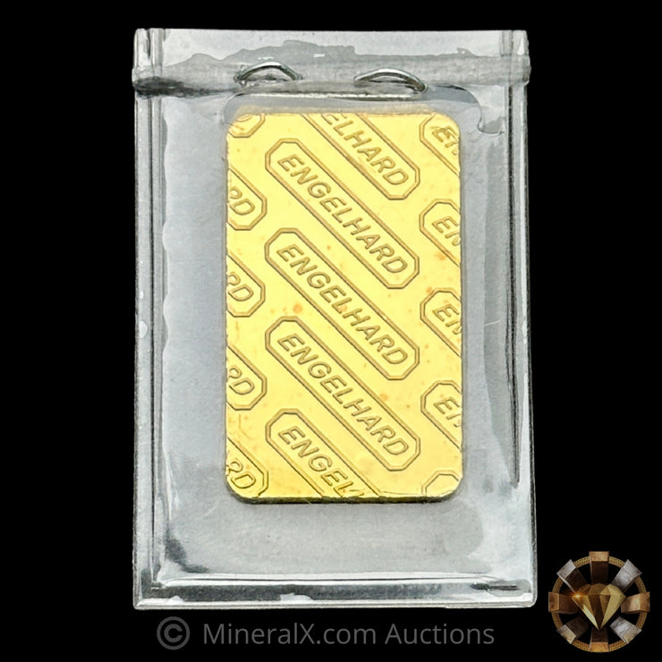 1/4oz Engelhard Vintage Gold Bar In Seal