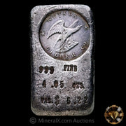4.95oz Nevada Silver Co Vintage Silver Bar